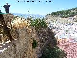 Castillo de las Peuelas. Muros de la parte alta del castillo