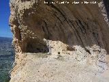 Fortaleza natural de la Pea de los Buitres. Donde estuvo ubicada la iglesia