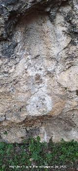 Eremitorio de la Magdalena. Resto de cruz en la cueva