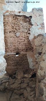 Eremitorio de la Magdalena. Muro de tapial de la ermita