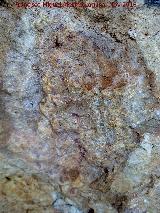 Pinturas rupestres de las Cuevas del Curro Abrigo III. Agrupacin de puntos superior del grupo I