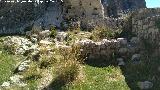 Castillo de Tscar. Habitculo en el patio de armas