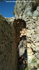 Castillo de Tscar. Puerta de acceso
