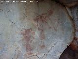 Pinturas rupestres del Abrigo de los rganos I. 