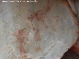 Pinturas rupestres del Abrigo de los rganos I. Panel