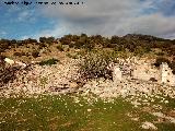 Cortijo de los Barrancos. Parte derrumbada