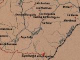 Aldea Los Anchos. Mapa 1885