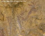 Pinturas rupestres de la Cueva del Engarbo I. Grupo IV. Panel I. Cabra