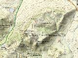 Cerro del Diablo. Mapa