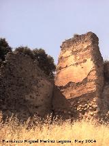 Muralla de Jan. Lienzo Norte IX. Arranque de la muralla