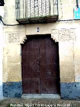 Casa de la Calle Tolentino n 3. Portada