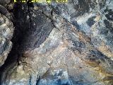 Mina romana de Fuente lamo. Vetas de limonita