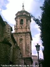 Baslica de San Ildefonso. Torre campanario. 