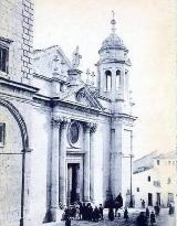 Bas�lica de San Ildefonso. Portada Principal. Foto antigua