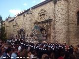 Baslica de San Ildefonso. Portada Renacentista. Con la Virgen de la Capilla en procesin