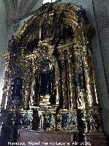 Baslica de San Ildefonso. Retablo de San Benito de Nursia. 