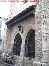 Baslica de San Ildefonso. Vidrieras. Desde el exterior