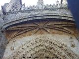 Catedral de vila. Puerta Norte. Bveda