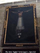 Catedral de vila. Sacrista Romnica. Cristo de Burgos. Annimo siglo XVIII
