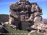 Castillo de Arenas. Recinto Superior. Torren de tapial