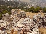 Castillo de Arenas. Recinto Inferior. Vistas desde el Recinto Superior