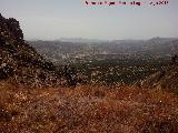 Cerro del Castillo. Vista de Campillo de Arenas