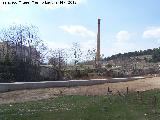 Chimenea de la Fbrica de Aceite de los Funes. Restos de la antigua fbrica