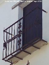 Casa de la Calle Pastores n 33. Balcn