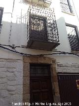 Casa de la Calle Pastores n 33. Reja y portada