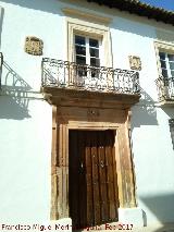 Casa del General Serrano. Portada