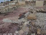 Torreparedones. Casas. Pavimento en opus spicatum