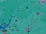 Sedero de Sierra Morena. Mapa