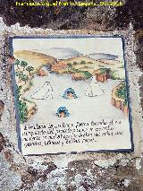 Sendero de las Dos Hermanas. Azulejo