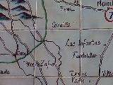 Cortijo del Pen. Mapa de Bernardo Jurado. Casa de Postas - Villanueva de la Reina