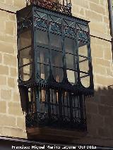 Casa de la Calle Mesones n 2. Balcn cerrado