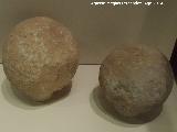 Oppidum Cabezo de Alcal. Balas de catapulta siglos II-I a.C. MAN - Madrid