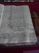 Archivo Histrico Provincial. Libro de recaudacin de Miguel de Cervantes Saavedra. Archivo Histrico Provincial de Jan