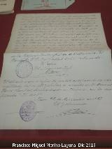 Archivo Histrico Provincial. Expediente de matriculacin del Hispano Suiza J-1055 en Jimena 1923