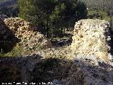 Castillo de Abrehuy. Bastin. Recinto