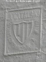 El Molino. Antigua placa de seguros