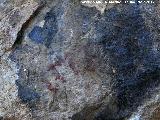 Pinturas rupestres de la Cueva de la Graja-Grupo VII. Zooformo