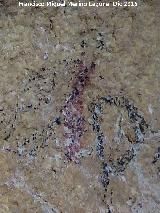 Pinturas rupestres de la Cueva de la Graja-Grupo XIV. Barra vertical