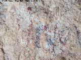 Pinturas rupestres de la Cueva de la Graja-Grupo XV. Zooformo superior