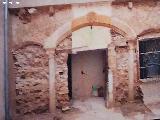 Castillo de Lopera. Alczar. Puerta del patio antes de reconstruir