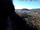 Casa Cueva Tallada del Tajo del Hacha. Vistas