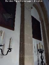 Catedral de Baeza. Puerta Gtica cegada. Intrados tallado