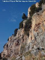 Muralla de Jan. Cerramiento Sur IV. Distancia entre el Lienzo Sur III y el Lienzo Sur IV