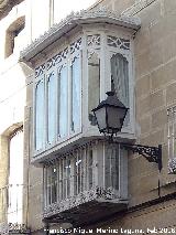 Casa de la Calle Ancha n 44. Balcn cerrado