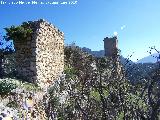 Castillo de Otiar. Muralla Oeste. 