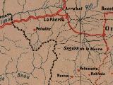 Aldea El Robledo. Mapa 1885